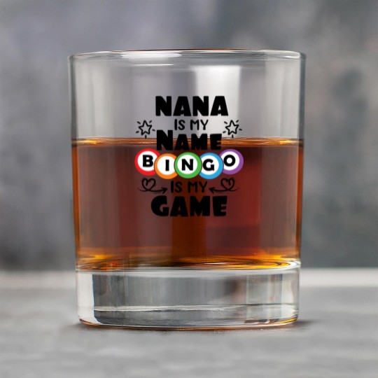 Nana Is My Name Bingo Is My Game Bingo Rock Glasses