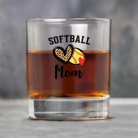 Softball Mom Leopard He Rock Glasses