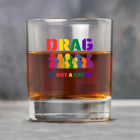Drag Is Not A Crime Support Drag In LGBTQ Rock Glasses