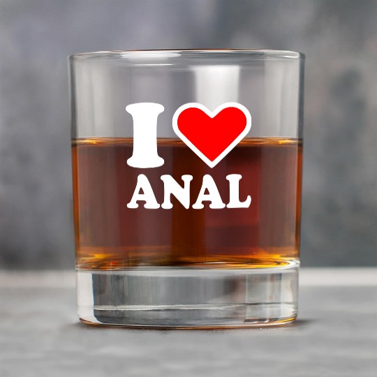 I love anal Rock Glasses