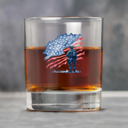 Stars And Stripes Rock Glasses