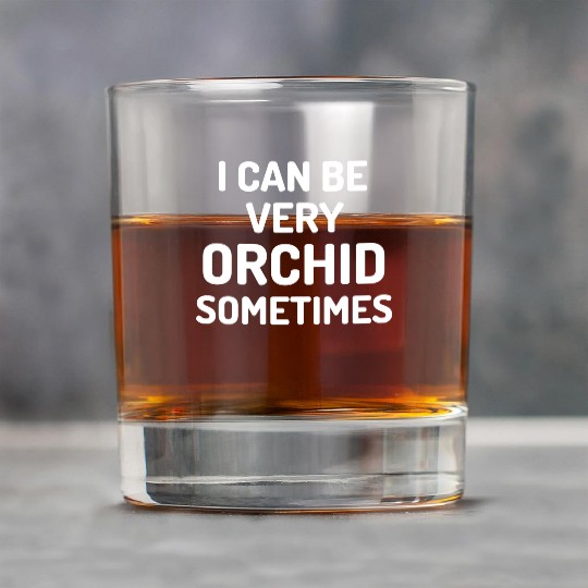 Orchid Gardening Funny Plant Lover Rock Glasses