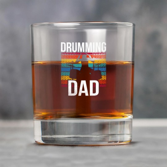 Drumming Dad Intrument Drum Drummer Lover Rock Glasses