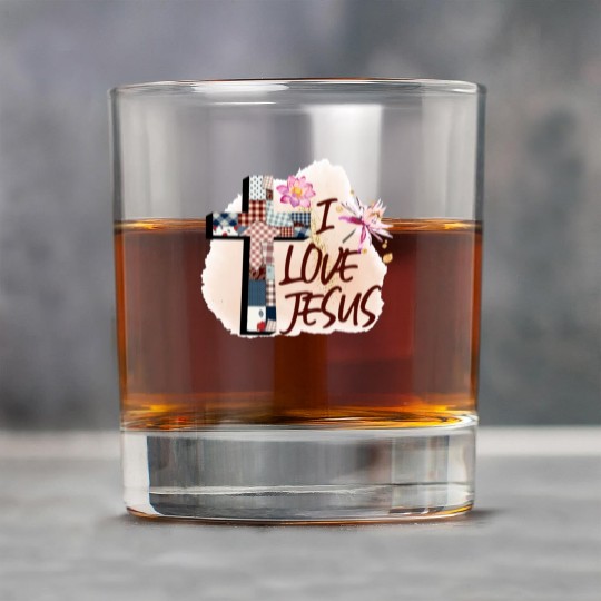 I Love Jesus Rock Glasses