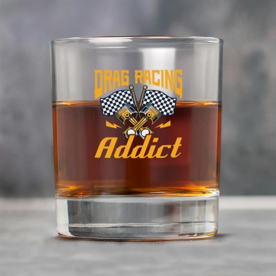 Drag Racing Addict Rock Glasses