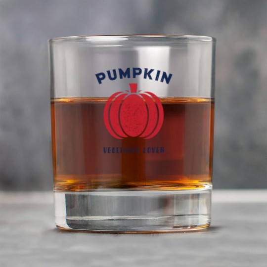 Pumpkin Vegetable Lover funny Rock Glasses