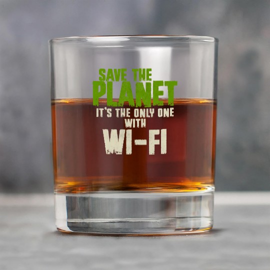 Save The Planet Wifi Addict User Rock Glasses