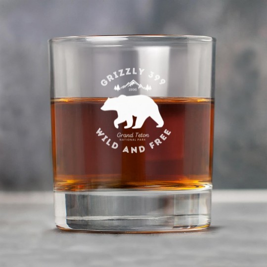 Grizzly 399 Wild Free Grand Teton National Park Rock Glasses