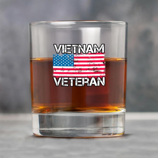 Vietnam Veteran Us Flag Military Vet Rock Glasses