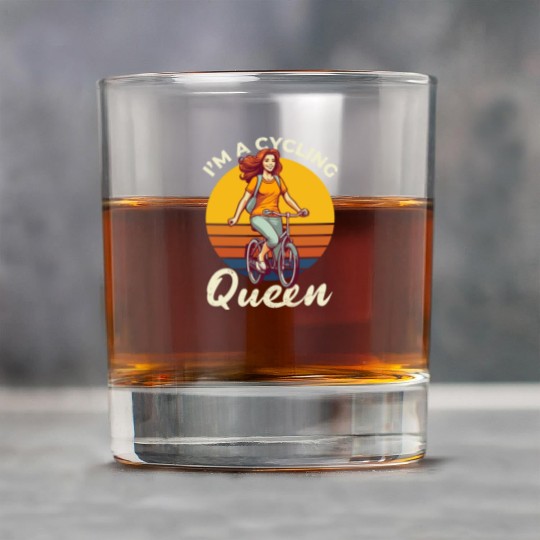 Im a cycling queen - Bicycle, Bike, Cycling, Biker Rock Glasses