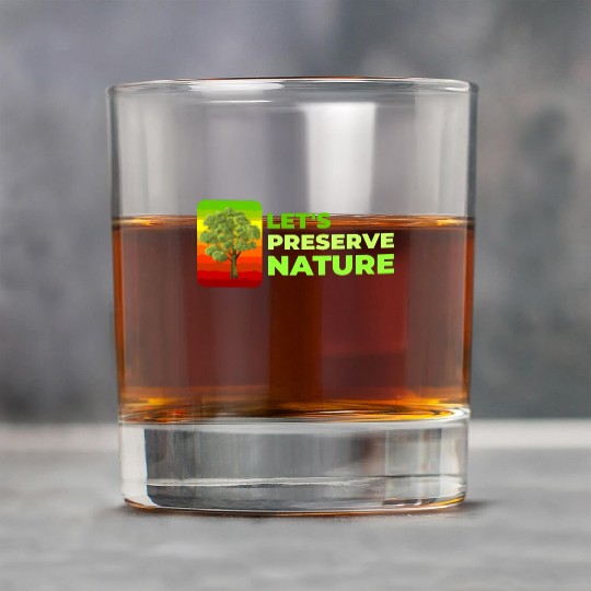 Lets preserve Nature nostalgia Rock Glasses