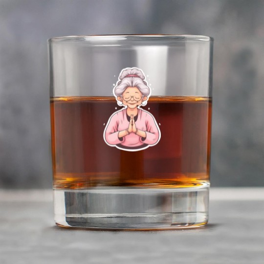 Yoga Grandma Rock Glasses