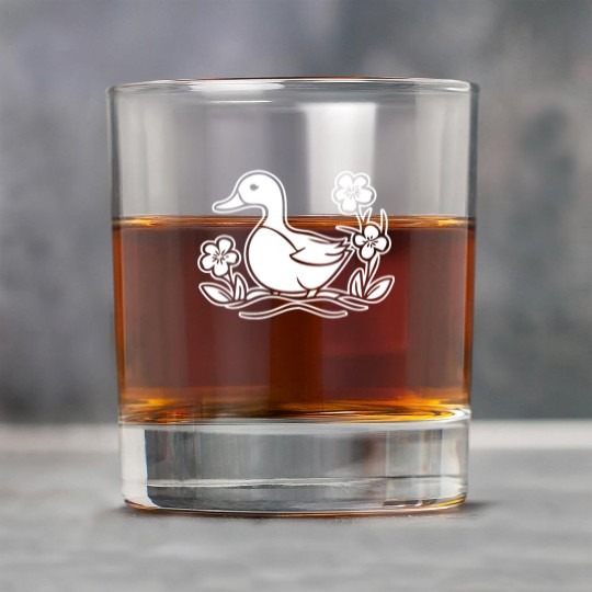 Duck Bird Nature Pond Rock Glasses
