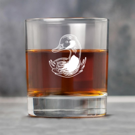 Duck Bird Nature Pond Rock Glasses