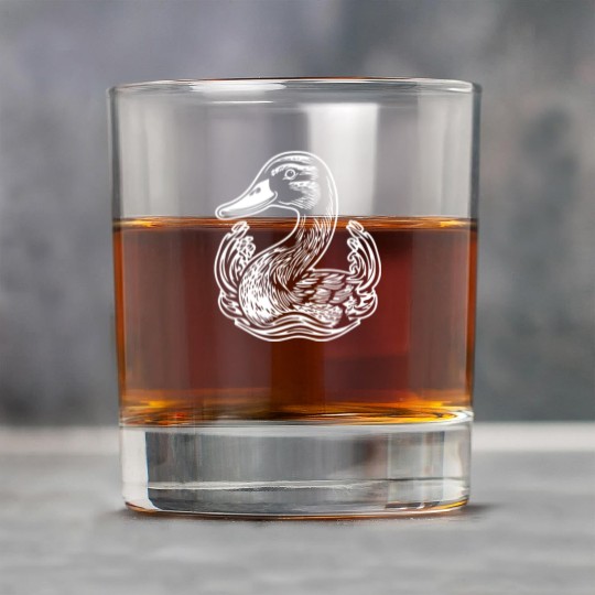 Duck Bird Nature Pond Rock Glasses