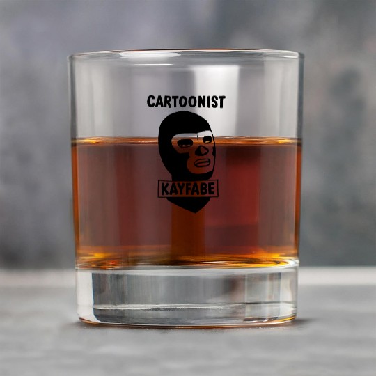 Cartoonist Kayfabe Wrestling Mask Rock Glasses