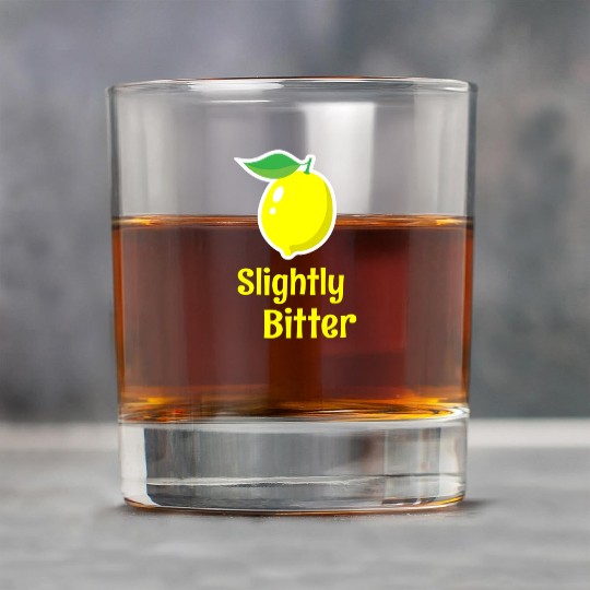 Slightly Bitter Lemon Fruit Rock Glasses