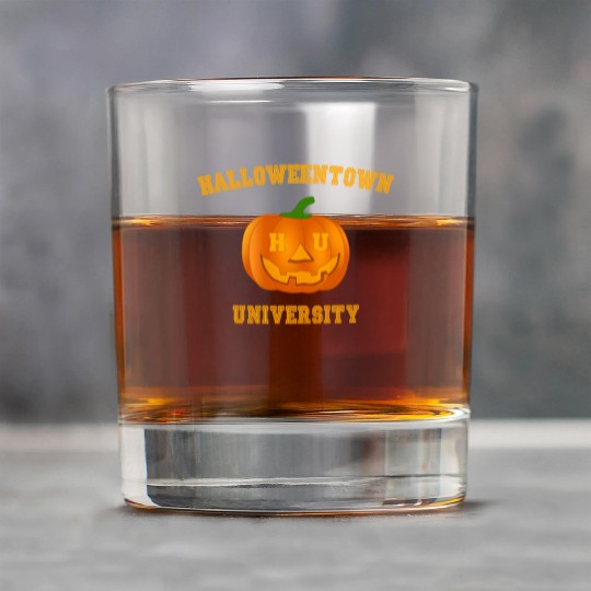 Halloweentown University Pumpkin For Treat Or Tric Rock Glasses