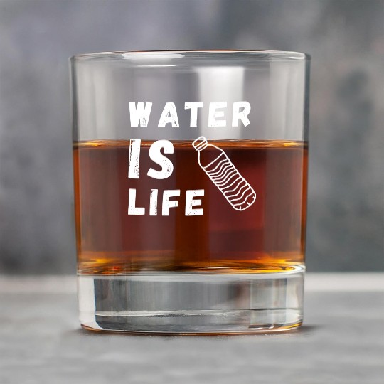 Water Is Life Save Water Save The Planet Earth Rock Glasses