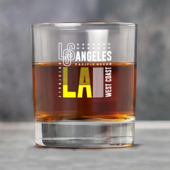Los Angeles LA West Coast Rock Glasses