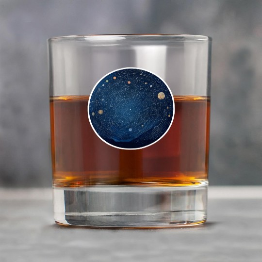 A Starry Night Rock Glasses