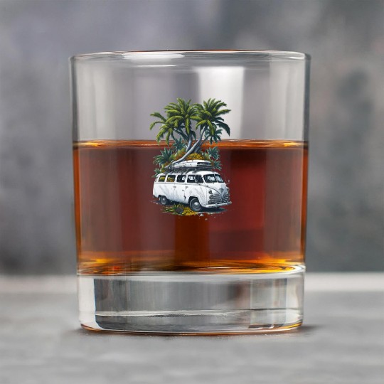 Travel Car caravan Summer Coco Tree Rock Glasses