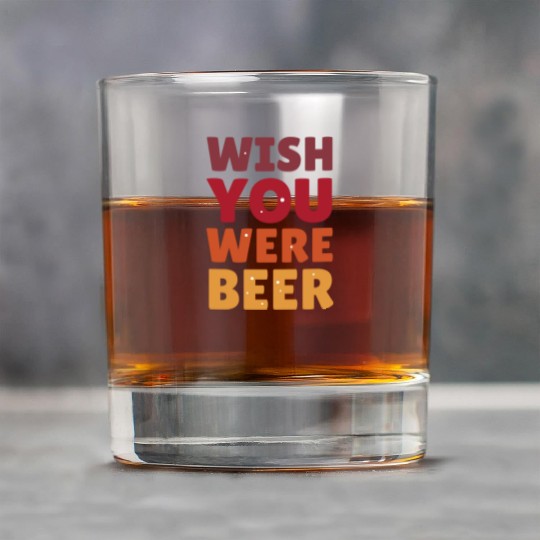 I wish you were here with me nature Rock Glasses
