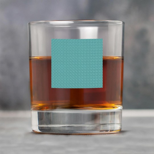 Teal White Dots Pattern Rock Glasses