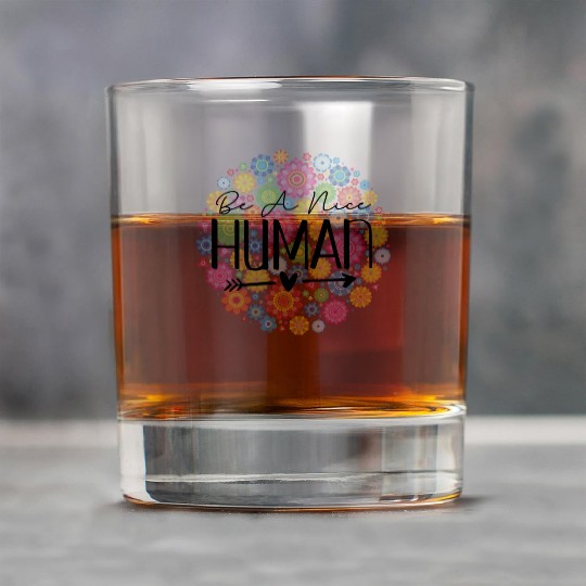 Be A Nice Human: Embrace Peace & Love Rock Glasses