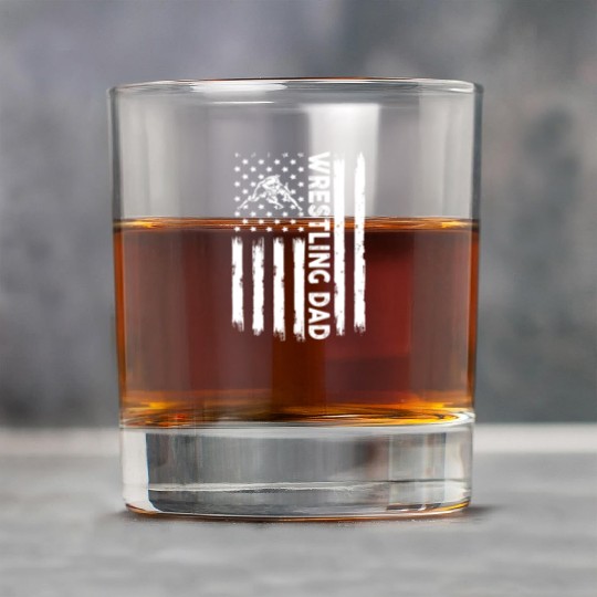 Mens Distressed USA American Flag Wrestling Dad Rock Glasses