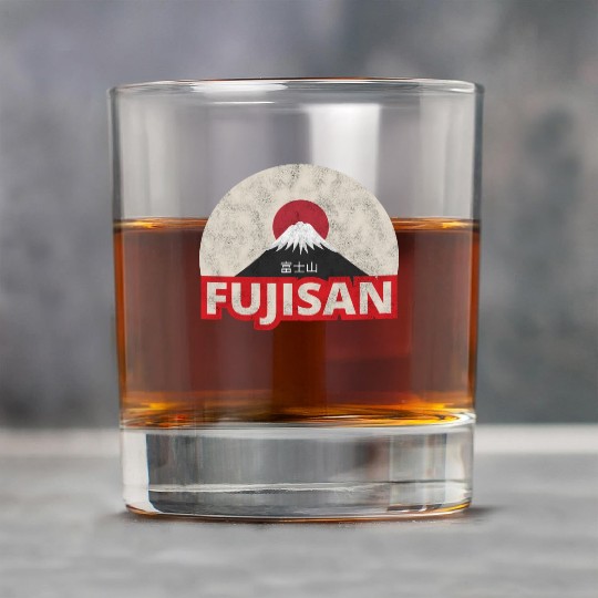 Japan Tokyo Mount Fuji Fujisan Rock Glasses