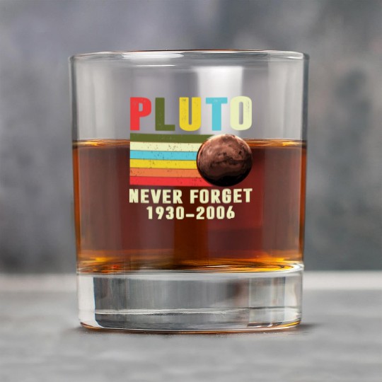 Pluto Never Forget 1930 2006 Rock Glasses