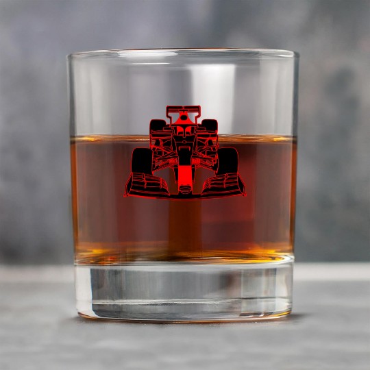 Race car formula racing car red Rock Glasses