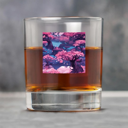 Anime Euphoria: Fantasy Cherry Blossom Dreamscape Rock Glasses