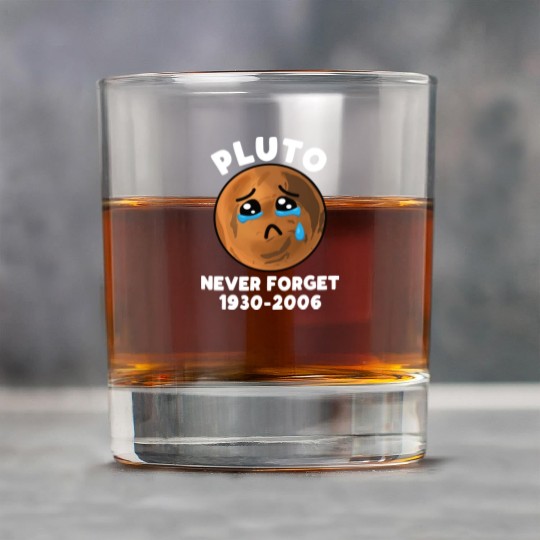 Pluto Never Forget 1930 2006 Rock Glasses