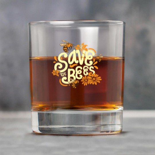 Save The Bees Beekeeper Environmentalist Rock Glasses