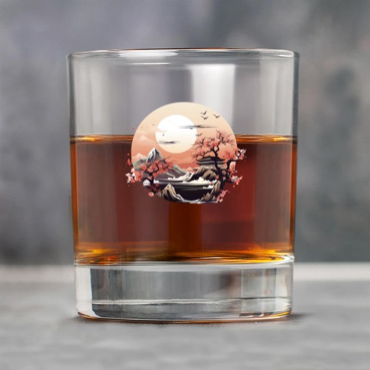 Serenity in Sakura Rock Glasses