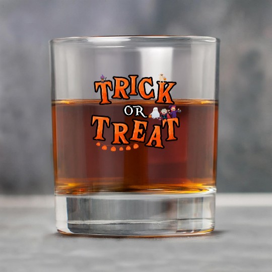 Trick or Treat kids,ghost,witch and vampire ,cat Rock Glasses