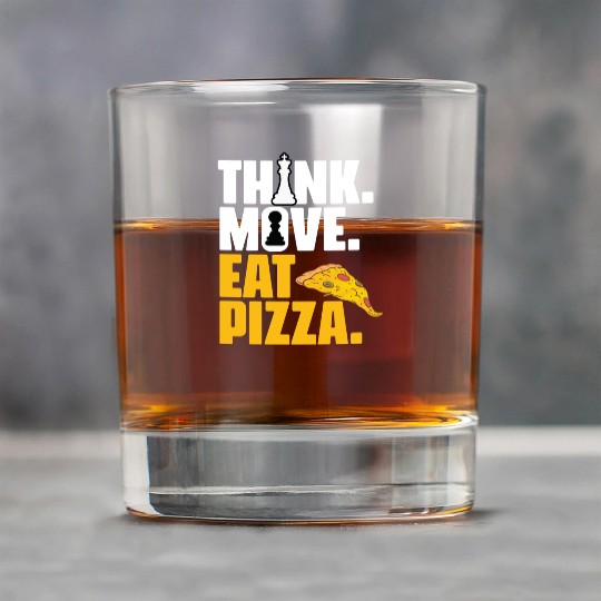 Funny Board Game Grandmaster For A Pizza Lover Rock Glasses