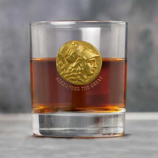 Alexander the Great, the great Greek warrior. Rock Glasses