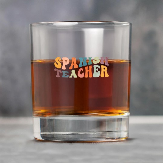 Groovy Spanish Teacher Maestra Bilingual Teaching Rock Glasses