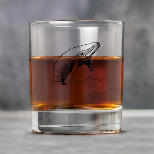 Whale Ocean Marine Rock Glasses