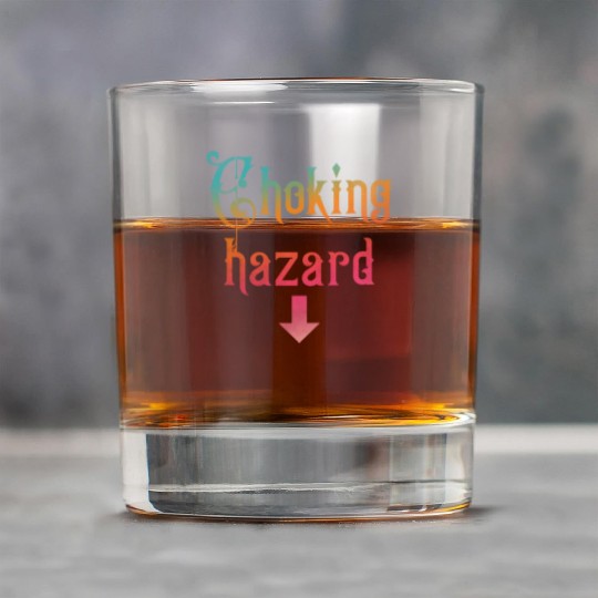 Choking hazard down arrow Rock Glasses