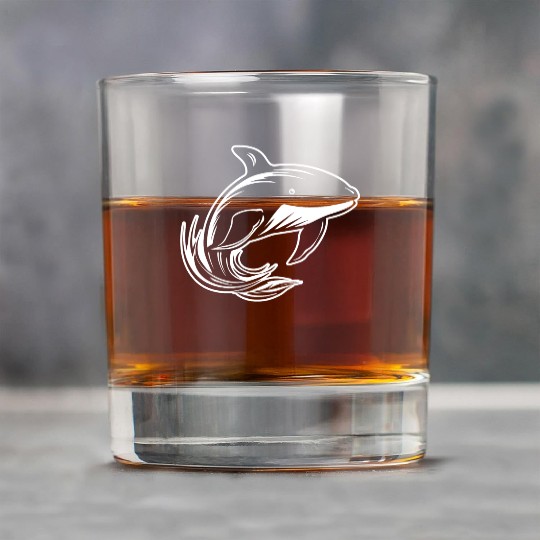 Whale Ocean Marine Rock Glasses