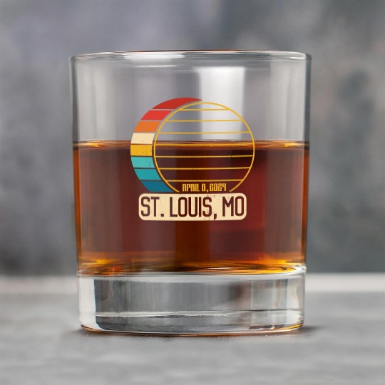 Total Solar Eclipse Missouri St. Louis EclipseSt. Rock Glasses