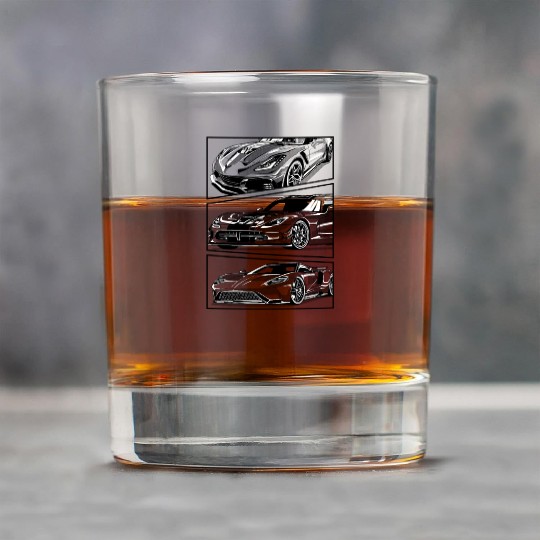 Fancy Super fast Car Rock Glasses