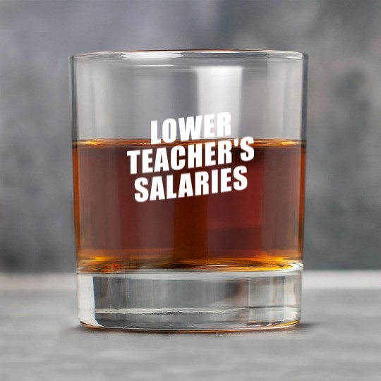 Lower Teacher Salaries Funny Teacher Powers Joke Rock Glasses