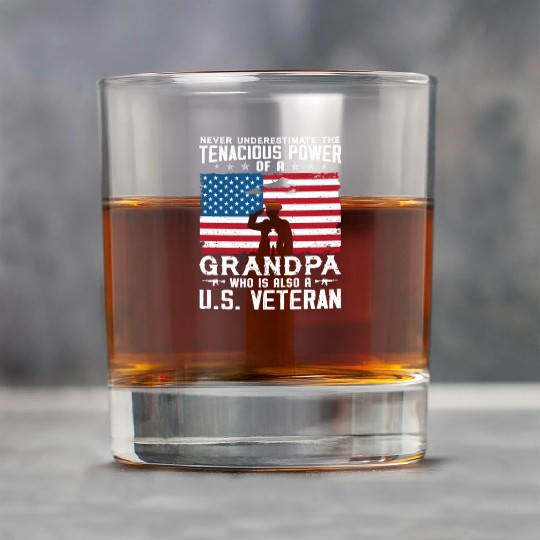 US Army Veteran Grandpa Rock Glasses