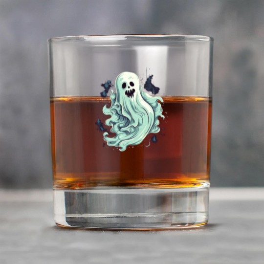 Eerie Halloween Ghoul, Spooky Season Delight 13 Rock Glasses