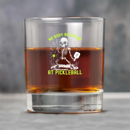 No Body Beats Me At Pickleball Halloween Skeleton Rock Glasses
